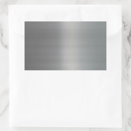 Metaal getextureerd klaspenseel rechthoekige sticker (Tas)