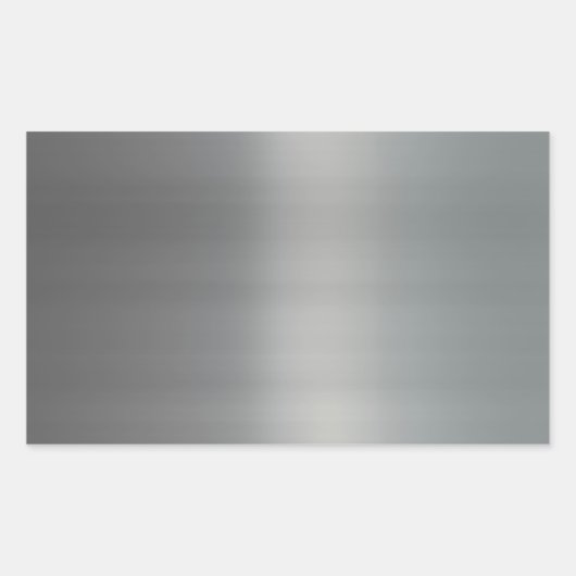 Metaal getextureerd klaspenseel rechthoekige sticker (Voorkant)