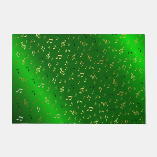 metaal, glanzend, patroon, muziek, noot, elegant, deurmat (Voorkant)