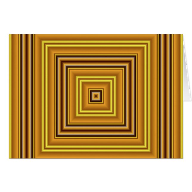 Metaal Gold Squares (Voorkant Horizontaal)