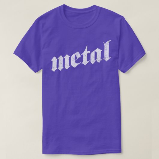 Metaal Gotisch Ontwerp T-shirt (Design voorkant)