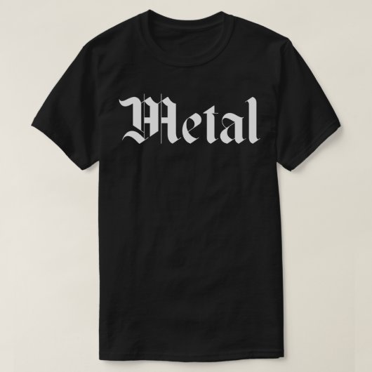 metaal gotisch t-shirt (Design voorkant)
