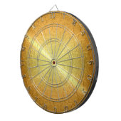 Metaal goud roestvrij staal dartbord (Voorkant Rechts)