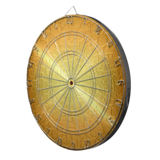 Metaal goud roestvrij staal dartbord (Voorkant Rechts)