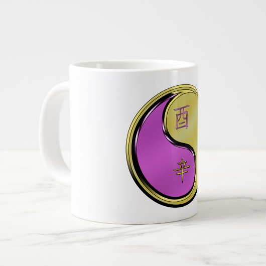 Metaal Haantje Grote Koffiekop (Links)