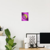 Metaal Haantje Poster (Thuiskantoor)