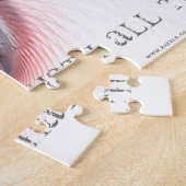 Metaal hart met Shakespeare sonnet 18 Legpuzzel (Zijkant)