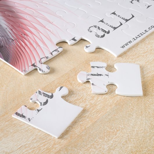 Metaal hart met Shakespeare sonnet 18 Legpuzzel (Zijkant)