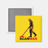 Metaal het Ontdekken magneet (Voorkant / Achterkant)