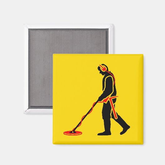 Metaal het Ontdekken magneet (Voorkant / Achterkant)