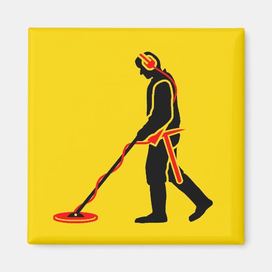 Metaal het Ontdekken magneet (Voorkant)