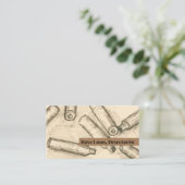 Metaal het Ontdekken Relische Jager Kogelomhulsel Visitekaartje (Staand voorkant)