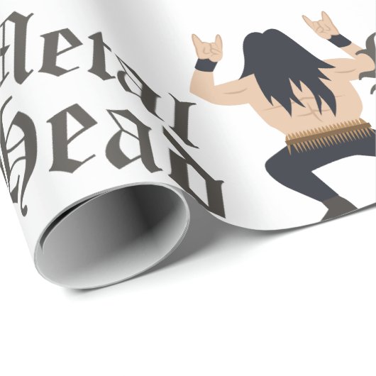 Metaal hoofd cadeaupapier (Rol Hoek)