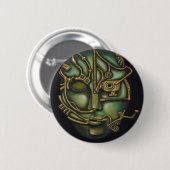 Metaal hoofd ronde button 5,7 cm (Voorkant /achterkant)
