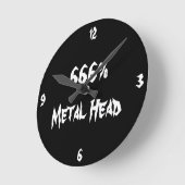 Metaal hoofd ronde klok (Hoek)