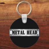 Metaal hoofd sleutelhanger (Voorkant)