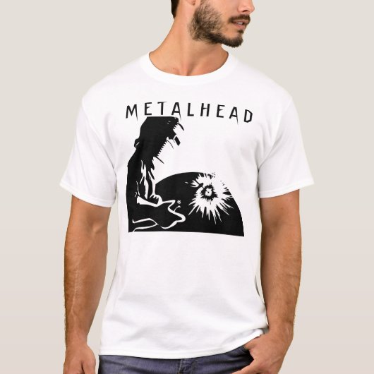 Metaal hoofd t-shirt (Voorkant)