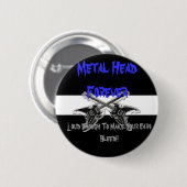 Metaal Hoofd voor ooit Ronde Button 5,7 Cm (Voorkant /achterkant)
