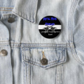 Metaal Hoofd voor ooit Ronde Button 5,7 Cm (In situ)