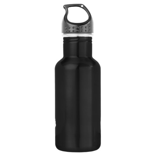 Metaal hoofd waterfles  (Achterkant)