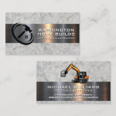 metaal | Hulpmiddelen | Bouwvoertuig Visitekaartje (Voorkant / Achterkant)