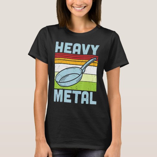 Metaal ijzerbevestigingspan t-shirt (Voorkant)