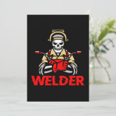 Metaal-ijzerprofiel lassen kaart (Staand voorkant)