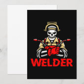 Metaal-ijzerprofiel lassen kaart (Voorkant / Achterkant)