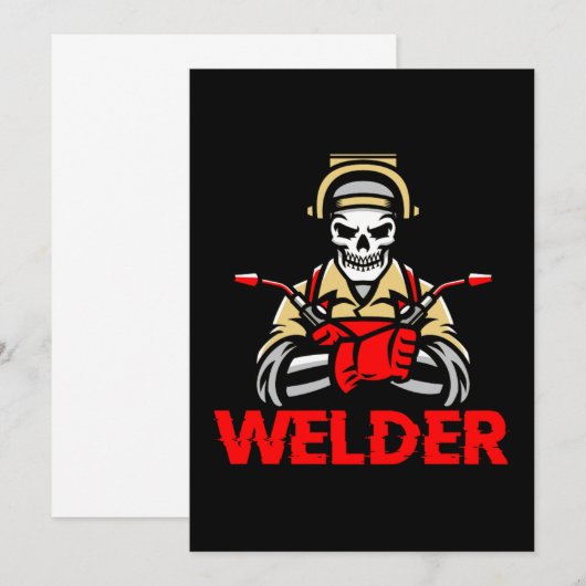 Metaal-ijzerprofiel lassen kaart (Voorkant / Achterkant)