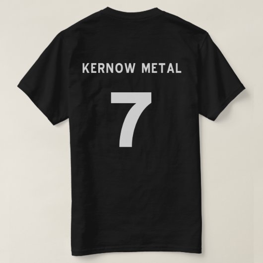 METAAL KENNIS T-SHIRT (Design achterkant)