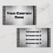 Metaal kijken met Visitekaartjes rand rivieren (Voorkant / Achterkant)