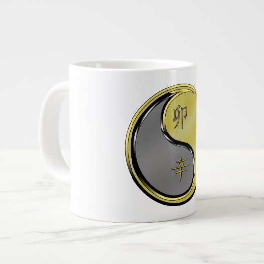Metaal Konijn Grote Koffiekop (Links)