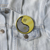 Metaal Konijn Ronde Button 7,6 Cm (In situ)
