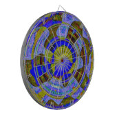 Metaal kooiswagentje "As the Water Recedes" Dartbord (Voorkant Links)