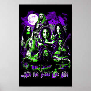 Metaal Legenden Poster - De Doden Leven Voort!