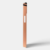 Metaal Look 3-D Roze goud Golf Naam Case-Mate iPhone Case (Achterkant / Rechts)