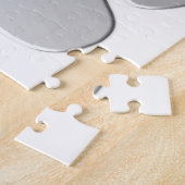 Metaal-look-dog afdrukken legpuzzel (Zijkant)