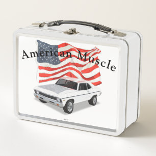 Metaal Lunchbox American Musea White Nova