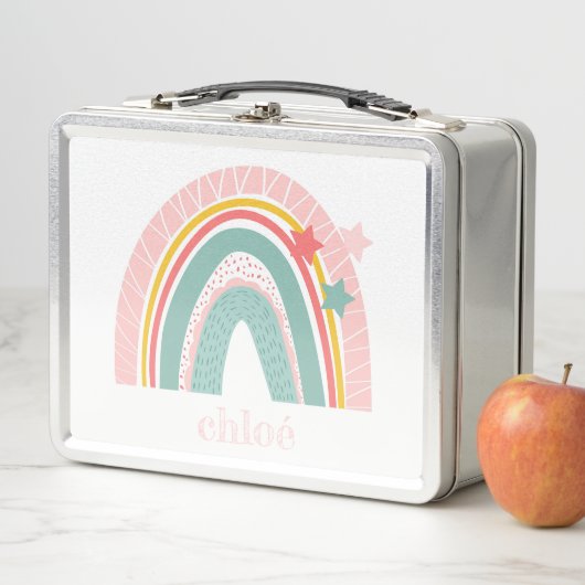 METAAL LUNCHBOX : RAINBOW + STARS (In situ)