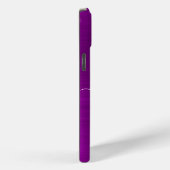 Metaal Magenta Paarse Handtekening Monogram Case-Mate iPhone Case (Achterkant / Rechts)