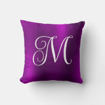 Metaal Magenta Paarse Kromme Monogram