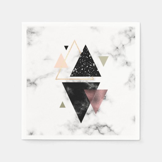 Metaal meetbaar geometrisch ontwerp servet (Voorkant)