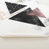 Metaal meetbaar geometrisch ontwerp sherpa deken (3/4)