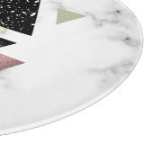 Metaal meetbaar geometrisch ontwerp snijplank (Hoek)