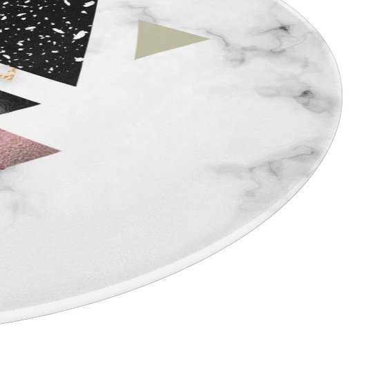 Metaal meetbaar geometrisch ontwerp snijplank (Hoek)