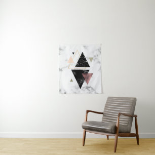 Metaal meetbaar geometrisch ontwerp wandkleed