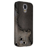 Metaal met kogelgaten achtergrond Case-Mate samsung galaxy hoesje (Back/Rechts)