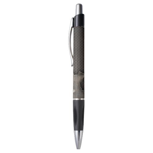 Metaal met kogelgaten achtergrond pen (Top (Verticaal))