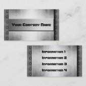 Metaal met Visitekaartjes aan de rand van rivieren (Voorkant / Achterkant)