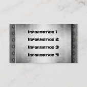 Metaal met Visitekaartjes aan de rand van rivieren (Achterkant)